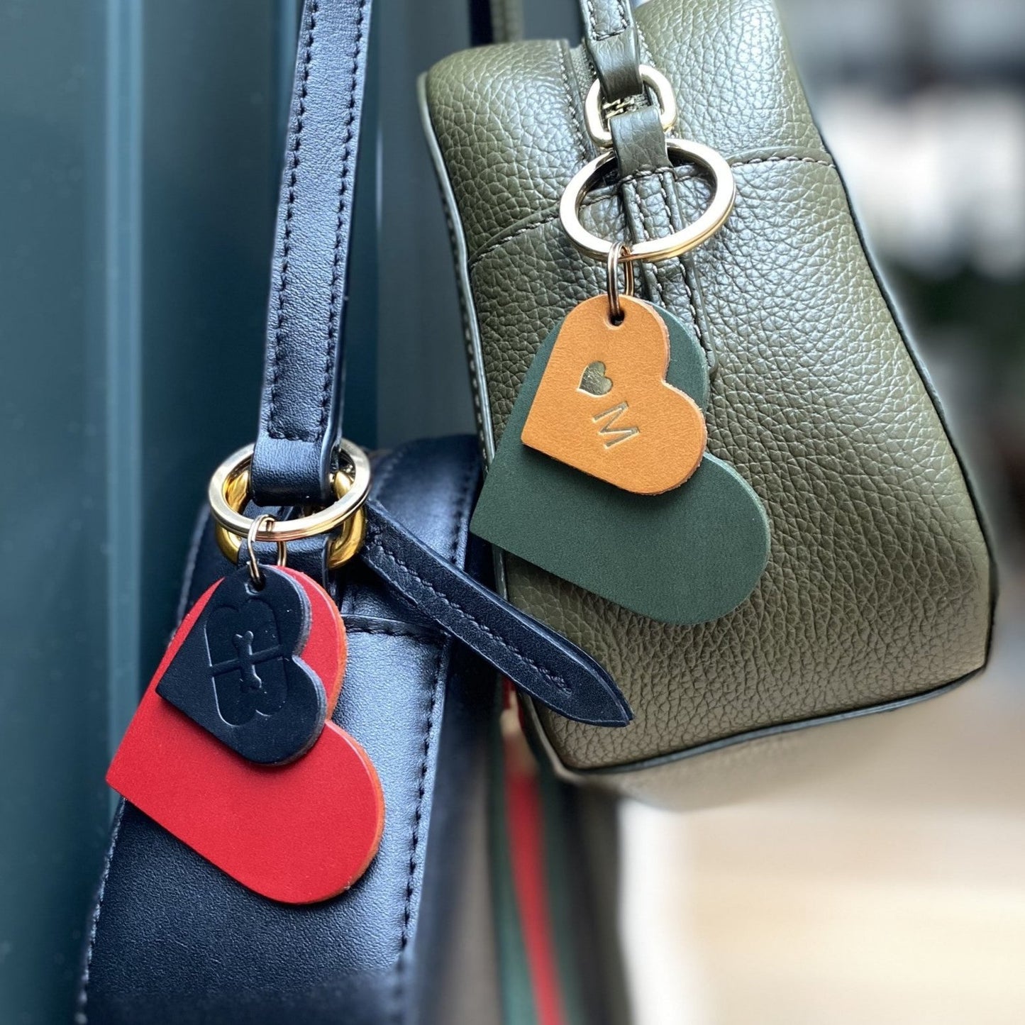 Personalised Heart Keyring