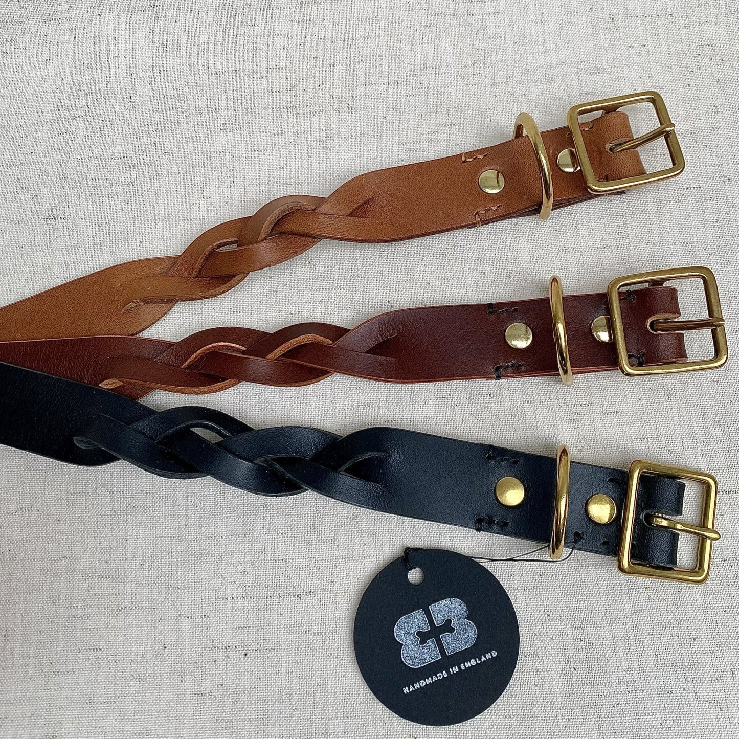 Plaited Dog Collar